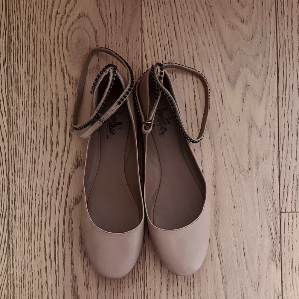 Belle by Sigerson Morrison Alberta Tan Women's Ballet Flats - Picture 7 of 7